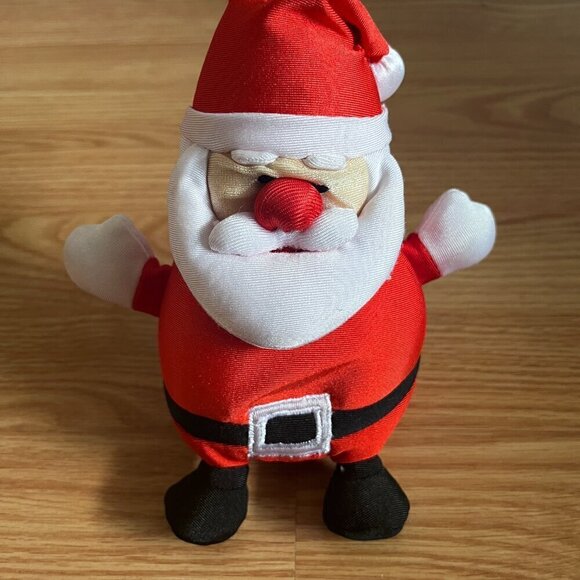 Santa Claus Parachute Style Nylon Christmas Decor Like Puffalump US Balloon - Picture 3 of 9